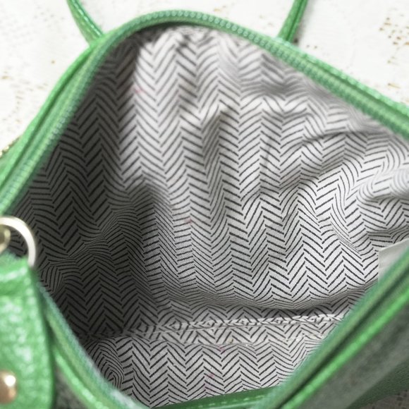 Green & Gold Steve Madden Mini Crossbody Purse - Picture 14 of 14